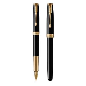 Pero plnicí PARKER Sonnet Black GT 18K -F-