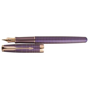 Pero plnicí PARKER Sonnet Purple Chiselled PGT 18K -F-