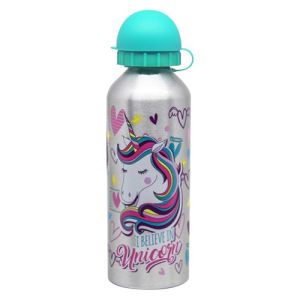 Láhev hliníková Alu Flowy 500 ml, Unicorn