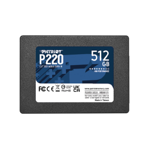 PATRIOT P220/512GB/SSD/2.5"/SATA/3R P220S512G25