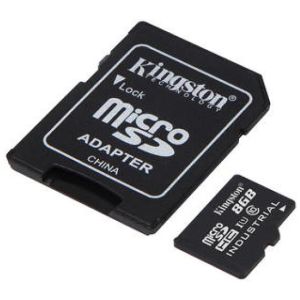 Kingston Industrial/micro SDHC/8GB/UHS-I U3 / Class 10/+ Adaptér SDCIT2/8GB