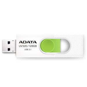 ADATA UV320/64GB/USB 3.2/USB-A/Biela AUV320-64G-RWHGN