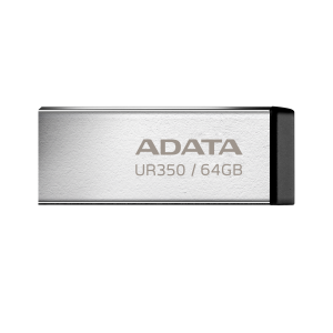 ADATA UR350/64GB/USB 3.2/USB-A/Čierna UR350-64G-RSR/BK