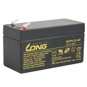 LONG batéria 12V 1,2Ah F1 (WP1.2-12) PBLO-12V001,2-F1A