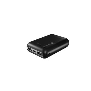 NATEC powerbanka TREVI COMPACT 10000 mAh 2X USB-A + 1X USB-C, čierna NPB-1941