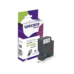 WECARE ARMOR páska kompatibilná s DYMO S0720530, Black/White, 12mm*7m K80001W4