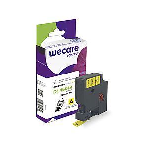 WECARE ARMOR páska kompatibilná s DYMO S0720580, Black/Yellow, 12mm*7m K80003W4