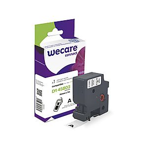 WECARE ARMOR páska kompatibilná s DYMO S0720830, Black/White, 19mm*7m K80012W4