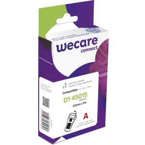 WECARE ARMOR páska kompatibilná s DYMO S0720550, Red/White, 12MM*7M K80026W4