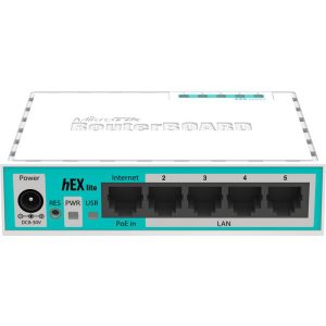 Mikrotik RB750r2 850MHz, 64MB RAM, 5x LAN, ROS L4 RB750r2