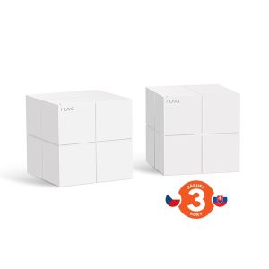 Tenda Nova MW6 (2-pack) WiFi AC1200 Mesh Gigabit systém, MU-MIMO, 4x GLAN/GWAN, SMART CZ aplikácie 75011870