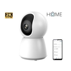 iGET HOME Camera CS4 White - WiFi 2K IP kamera, nočné videnie, audio, RJ45, auto tracking 75020823