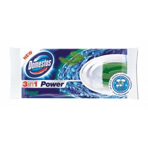 Domestos 3 in1 WC blok NÁHRADNÍ tuhý Pine 40 g