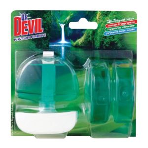 Dr. Devil závěsný WC gel 3 x 55 ml - Natur Fresh