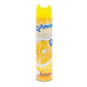 Q-Power osvěžovač ve spreji 300 ml - Citron