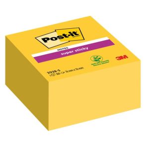 Bloček kostka Post-it Super Sticky 76x76mm žlutá 350l