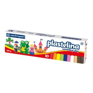 Plastelína CENTROPEN 10barev 200g