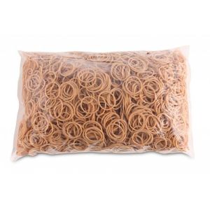 Gumičky Office Products 25mm 1kg přírodní barva