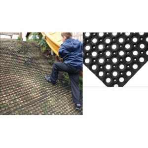 Bezpečnostní podlahovina Ringmat Honeycomb 0,4 mx 0,6 m černá