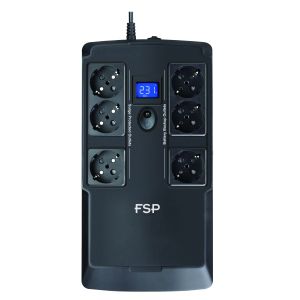 FSP UPS NanoFit 800, 800 VA / 480 W, 2xUSB power, LCD, RJ45, offline PPF4801702