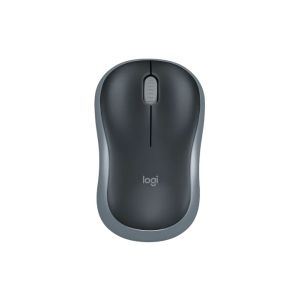 Logitech M185/Kancelárska/Optická/1 000 DPI/Bezdrôtová USB/Šedá 910-002235