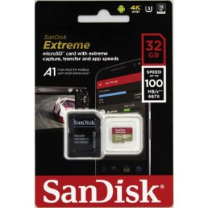 SanDisk Extreme/micro SDHC/32GB/UHS-I U3 / Class 10/+ Adaptér SDSQXAF-032G-GN6MA