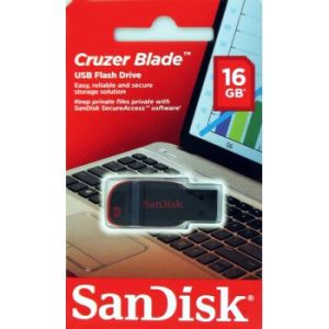 SanDisk Cruzer Blade/16GB/USB 2.0/USB-A/Čierna SDCZ50-016G-B35