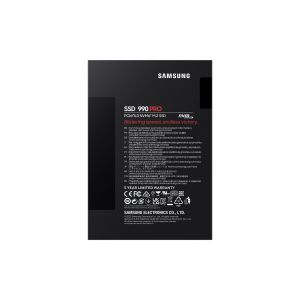 Samsung 990 PRO/1TB/SSD/M.2 NVMe/Čierna/5R MZ-V9P1T0BW