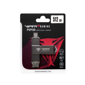 Patriot VIPER PVP30/512GB/SSD/Externý/Čierna/3R PVP30512G28UDG