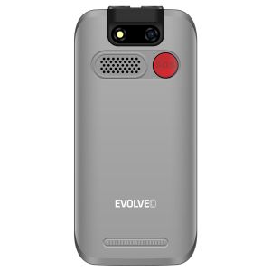 EVOLVEO EasyPhone ET, mobilný telefón pre seniorov s nabíjacím stojanom, strieborná EP-851-ETS