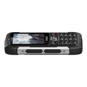 EVOLVEO StrongPhone H1, vodotesný odolný Dual SIM telefón, čierna-strieborná SGP-H1-BS