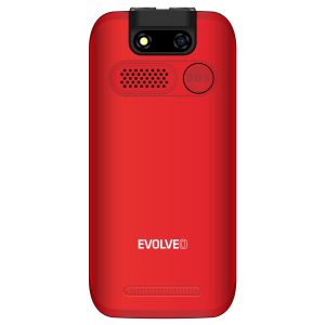 EVOLVEO EasyPhone ET, mobilný telefón pre seniorov s nabíjacím stojanom, červená EP-851-ETR