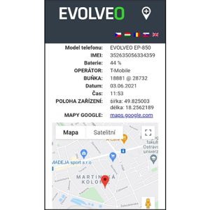 EVOLVEO EasyPhone ET, mobilný telefón pre seniorov s nabíjacím stojanom, červená EP-851-ETR