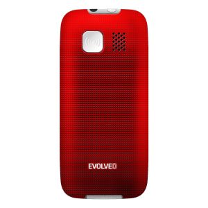 EVOLVEO EasyPhone, mobilný telefón pre seniorov s nabíjacím stojanom, červená EP-501-RD