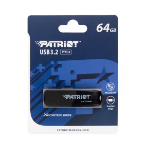 Patriot XPORTER CORE/64GB/USB 3.2/USB-A/Čierna PSF64GXRB3U