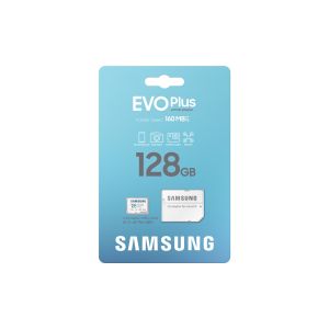 Samsung EVO Plus/micro SDXC/128GB/UHS-I U3 / Class 10/+ Adaptér/Biela MB-MC128SA/EU