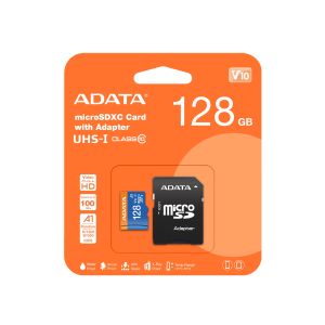 Adata/micro SDXC/128GB/UHS-I U1 / Class 10/+ Adaptér AUSDX128GUICL10A1-RA1