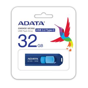 ADATA UC300/32GB/USB 3.2/USB-C/Modrá ACHO-UC300-32G-RNB/BU