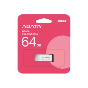 ADATA UR350/64GB/USB 3.2/USB-A/Čierna UR350-64G-RSR/BK