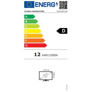 iiyama ProLite/XU2293HS-B5/21,5"/IPS/FHD/75Hz/3ms/Black/3R XU2293HS-B5