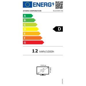 iiyama ProLite/XU2293HS-B6/21,5"/IPS/FHD/100Hz/1ms/Black/3R XU2293HS-B6