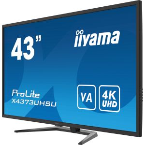 iiyama ProLite/X4373UHSU-B1/42,5"/VA/4K UHD/60Hz/3ms/Black/3R X4373UHSU-B1