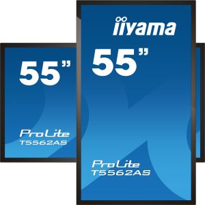 55" iiyama T5562AS-B1: IPS, 4K UHD, Android, 24/7 T5562AS-B1