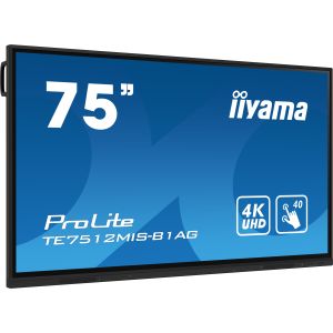 75" iiyama TE7512MIS-B1AG: IPS, 4K UHD, Android, 24/7 TE7512MIS-B1AG