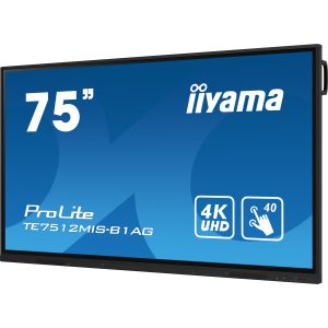 75" iiyama TE7512MIS-B1AG: IPS, 4K UHD, Android, 24/7 TE7512MIS-B1AG