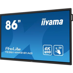 86" iiyama TE8614MIS-B1AG: VA, 4K, 50P, USB-C TE8614MIS-B1AG