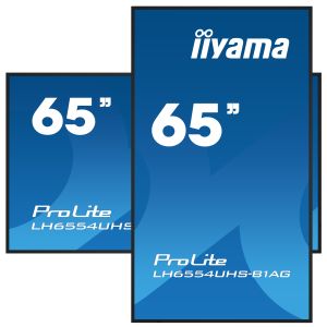 iiyama ProLite/LH6554UHS-B1AG/64,5"/IPS/4K UHD/60Hz/8ms/Black/3R LH6554UHS-B1AG