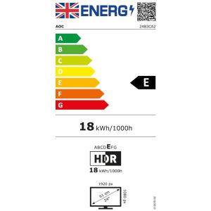 AOC/24B3CA2/23,8"/IPS/FHD/100Hz/1ms/Black/3R 24B3CA2