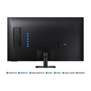 Samsung Smart Monitor/M70D/43"/VA/4K UHD/60Hz/4ms/Black/2R LS43DM702UUXDU