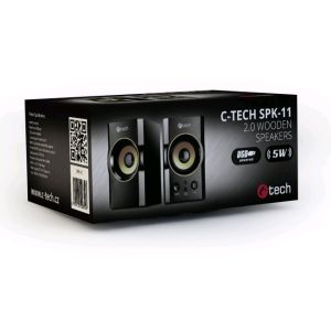 C-TECH SPK-11/Stereo/5W/Čierna SPK-11